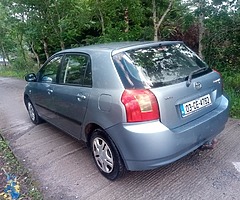 03 corrola 1.4 petrol