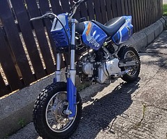 50cc pitbike semi automatic