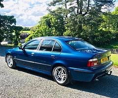 E39 BMW 525d Msport - Long MOT and full service history! Reg reads “RIW 525”