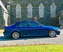 E39 BMW 525d Msport - Long MOT and full service history! Reg reads “RIW 525”