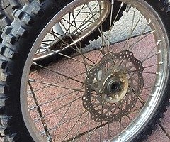 Honda CRF 250 10-13 rims & tyres - Image 4/4