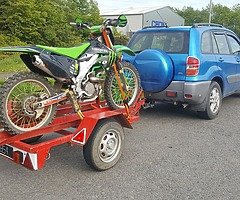 2017 Double motorbike trailer Road are mx