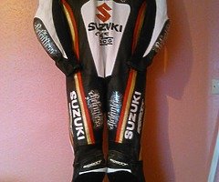 Scott Motorcycle racing leathers