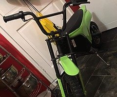 Electric motorbike Zinc mini dirt bike