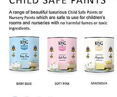 CERTIFIED BABY SAFE NURSERY PAINT king of Paints