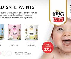 CERTIFIED BABY SAFE NURSERY PAINT king of Paints - Image 4/4