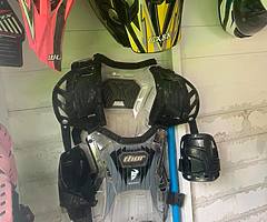 Body armour helmet and googles