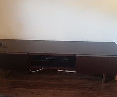 Solid walnut tv unit - Image 4/4