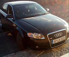 Iv a 07 Audi a 4 slineI wanted to sell its parked up few months now no nct or tax new fly wheel and 