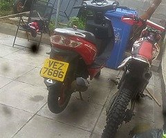 50cc honling moped swap for a car or a good 140 pitbike all papers here