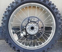 Crf wheels and exaust.