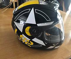 Ls2 motorbike helmet and a screen visor - Image 2/5