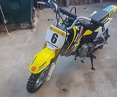 Suzuki drz 70 kids motocross bike