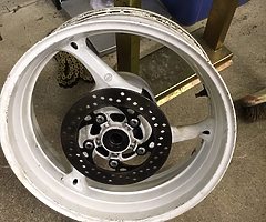 Suzuki GSXR 600/750 latest generation wheels and discs