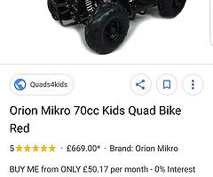 70cc Orion Mikro Quad.