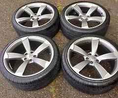 20’ AUDI TTRS 5x112 alloy wheels