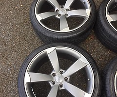 20’ AUDI TTRS 5x112 alloy wheels