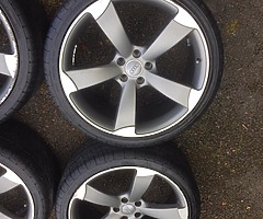 20’ AUDI TTRS 5x112 alloy wheels - Image 3/6