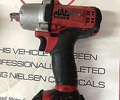 MAC tools 3/8 socket gun with 2 batteries