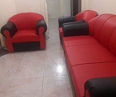 New sofa 7 seater 650 Dharam free delivery good material WhatsApp number 055 41 26 716 call me