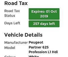 2014 PEUGEOT PARTNER VAN FOR SALE - Image 7/8