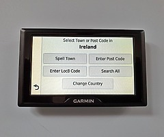 Garmin sat nav with Eircodes (Irish Post code) - Image 1/2