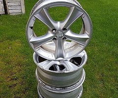 R17 4 stud Peugeot alloys - Image 4/8