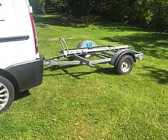 Motorbike trailer galvanised.