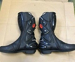 SIDI VERTIGO LEI ladies motorcycle black/white boots for sale