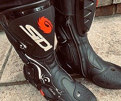 SIDI VERTIGO LEI ladies motorcycle black/white boots for sale - Image 10/10