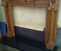 Fire surround and hearth .   Portadown .