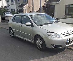 05 Toyota Corolla 1.4 petrol