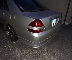 Jzx110 side skirts and back bumper