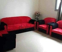 New sofa 7 seater 650 Dharam free delivery good material WhatsApp number 055 41 267 16 call me