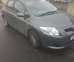 Toyota auris 2l diesel nct up 1.19 tax 11.18