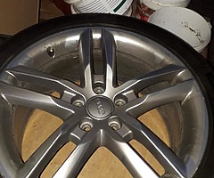 18 inch Audi sline rims and tyres