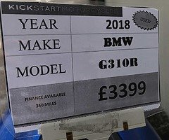 2018 bmw g310r as new - Image 9/10