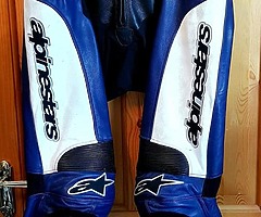 Alpinestar 2 piece leathers