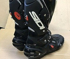 SIDI VERTIGO LEI ladies motorcycle black/white boots for sale - Image 9/10