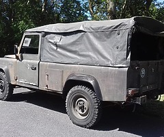 Vintage Land Rovers 110s ex Singapore military