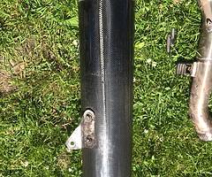 Bos carbon slip on end can cbr link pipe