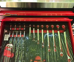 Tool cabinet full with chrome vanadium tools includes free delivery no deposit required - Image 3/9