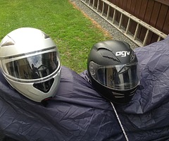 Motorbike helmets