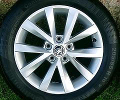 Skoda Alcatras alloy wheels with tyres - brand new - Image 4/10