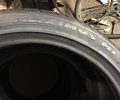 New 225/40/18 maximus tyres