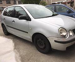 Polo, 2002, petrol, 1.2 L, 92,423 miles selling for parts