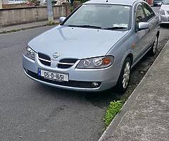 05 Nissan almera nct and taxed automatic