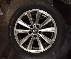 Bmw 17 inch alloys of 2011 bmw