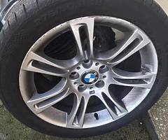 bmw F10 wheels, r18, good tyres - Image 4/4