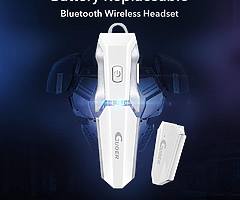 Bluetooth Headset with Backup Battery Noise Cancellation Wireless Bluetooth Earpiece With Microphone - Image 3/7
